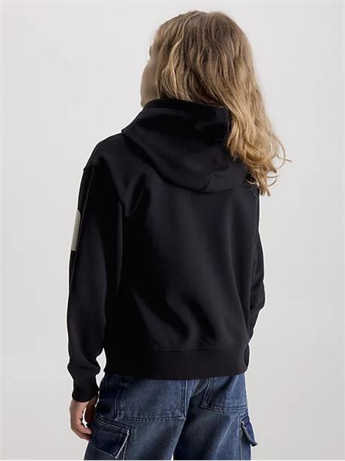 blown-up logo fleece hoodie CALVIN KLEIN JEANS | IB0IB01860BEH